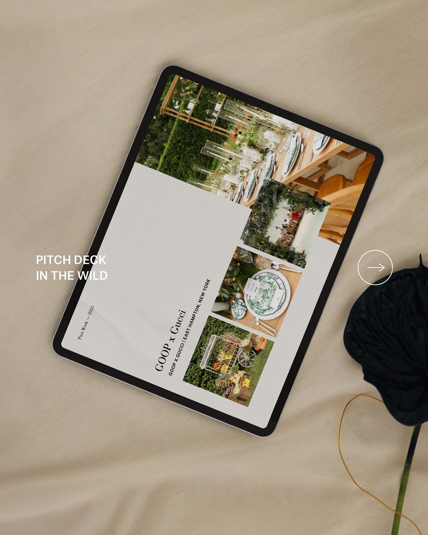 A boring pitch deck? Never. 

Event design and imagery courtesy of @muniakstudio @oliviamuniak