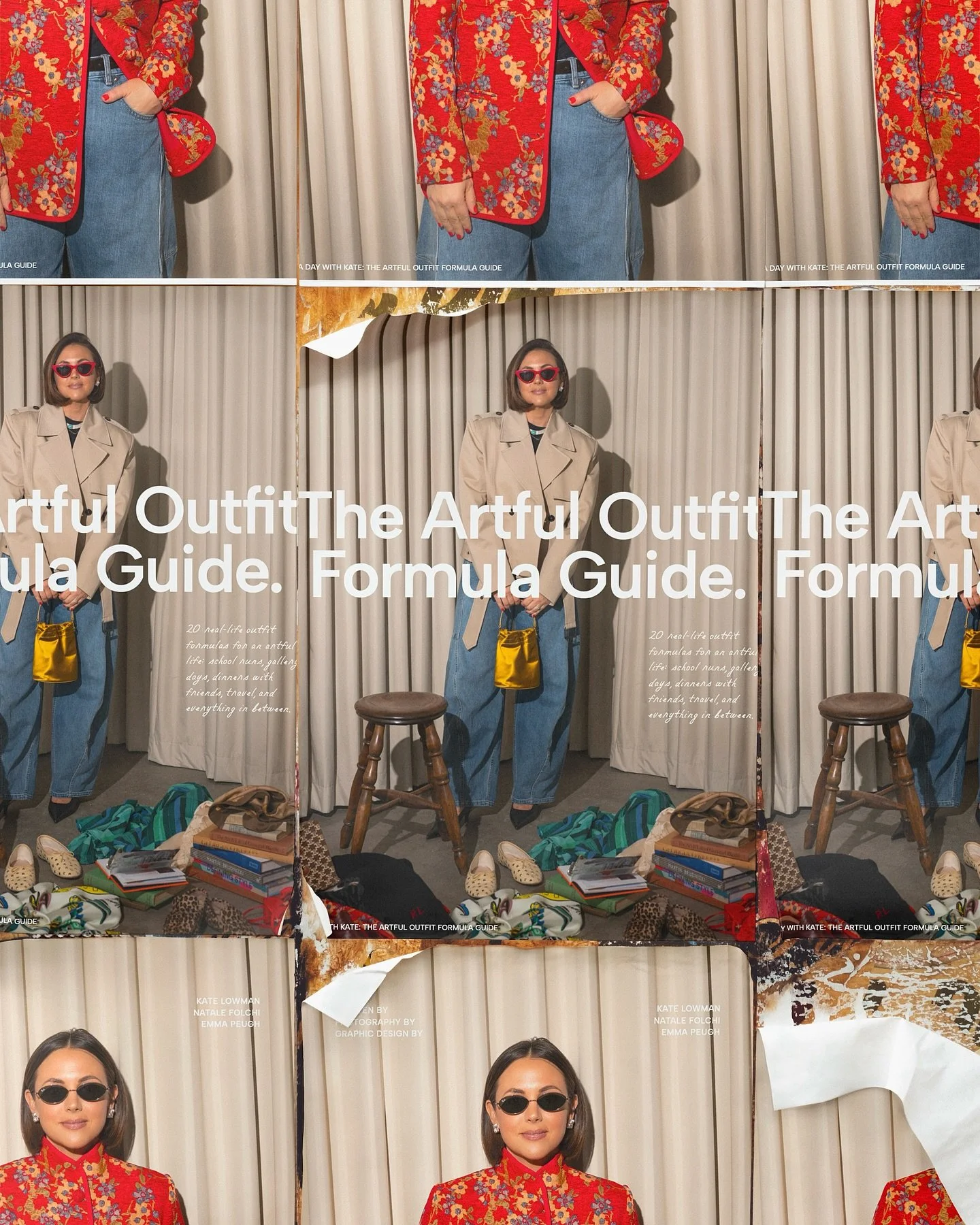 In honor of shooting guide two tomorrow (this one with Kate&rsquo;s teeny addition🤰🏻!!! ) - another moment for The Artful Outfit Formula Guide ❤️&zwj;🔥