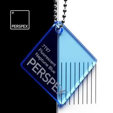 Fluorescent Neptune Blue 7T97 Perspex® 