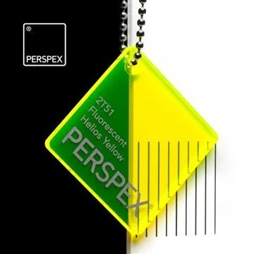 Fluorescent Helios Yellow 2T51 Perspex® 