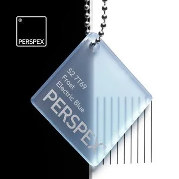Electric Blue Frost S2 7T69 Perspex® 