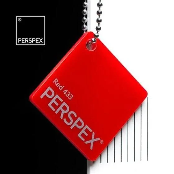 Red 433 Perspex® 
