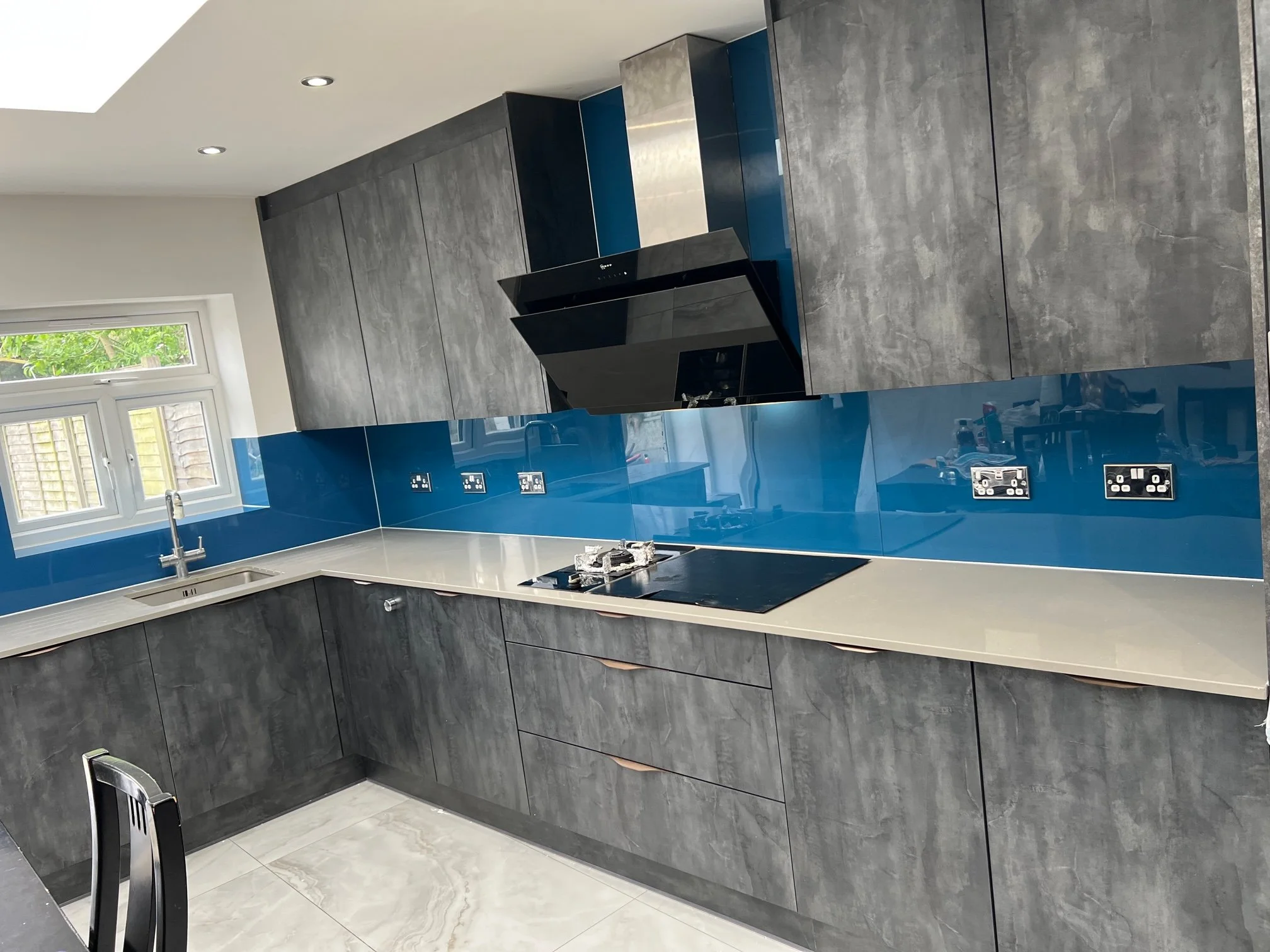 Punit - Linen Blue Printed Splashback.jpg