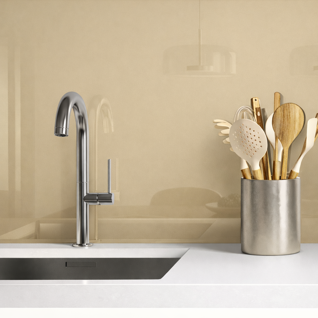 Sandstone Painted Splashback