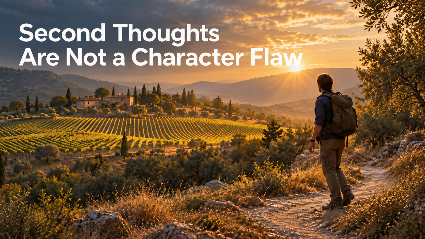 Second Thoughts Are Not a Character Flaw