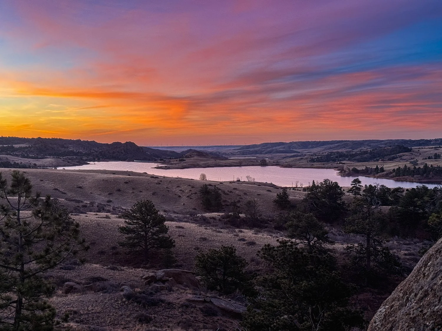 Sunrise at Curt Gowdy SP