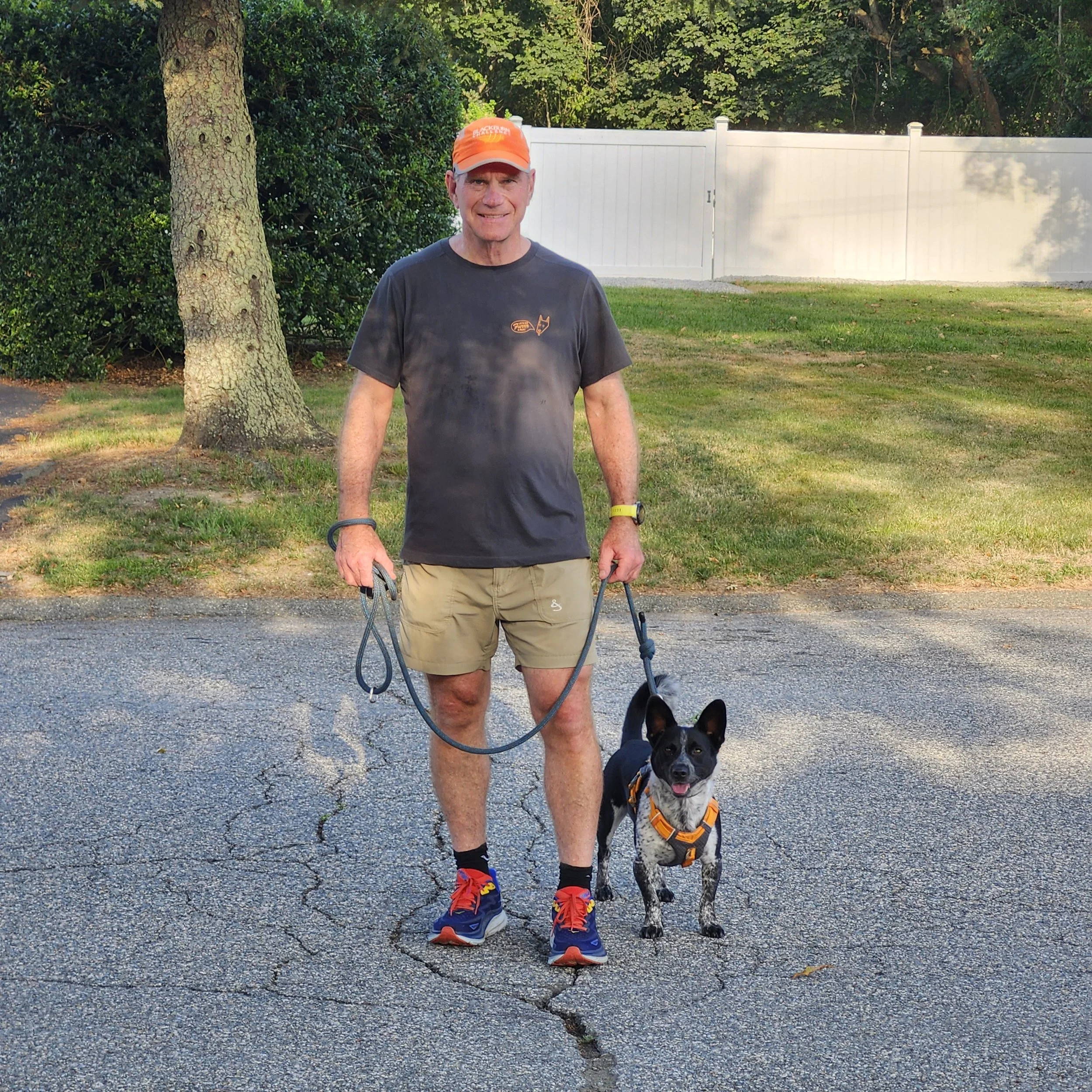 Maverick, my new Rat Terrier/Australian Cattle Dog Mix. August 2025