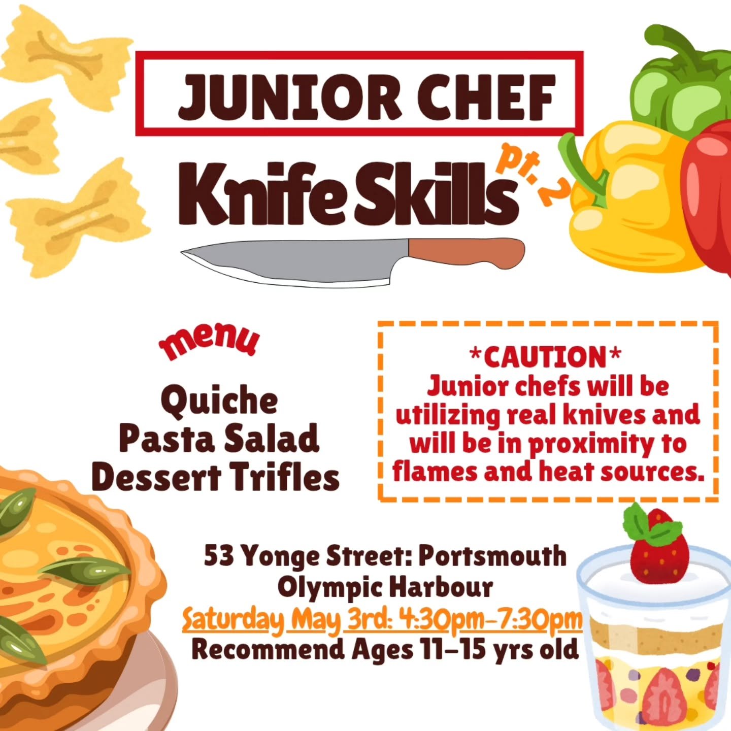 If you didn't attend the first knife skills - NO fret! Knife Skills 2 will be the perfect opportunity to join us ! 

Register online at cravinkingston.com

#ygk #dinnerdone #kidswhorock #kidswhocook #teens #teencooking #cookingwteens #kingstondowntow
