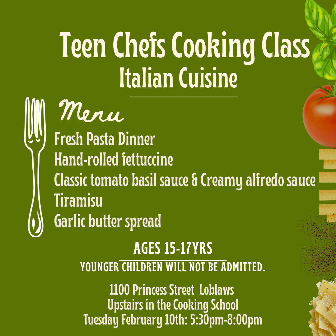 Teen Chef’s Italian Cuisine 