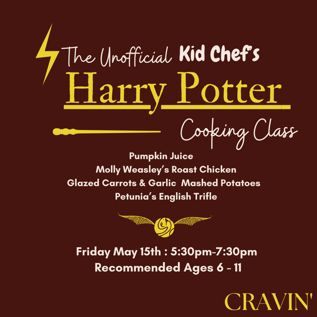 Kid Chef: Unofficial Harry Potter Class May 15th 2026