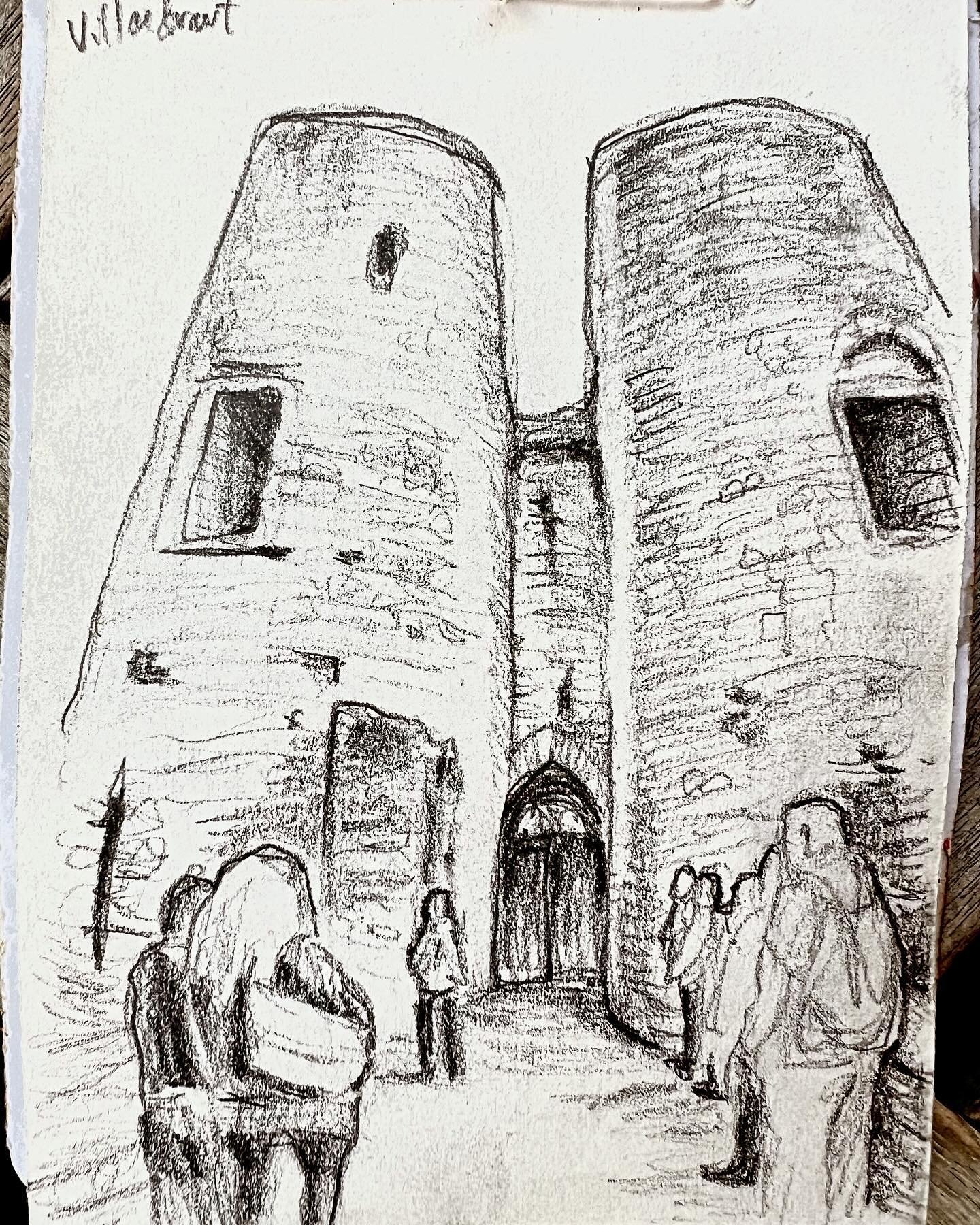 Another sketch from the recent #ArtVineVoyage in Bordeaux! Castle Villandraut @rougebordeauxinfrance @twincitieswine @tfgrape