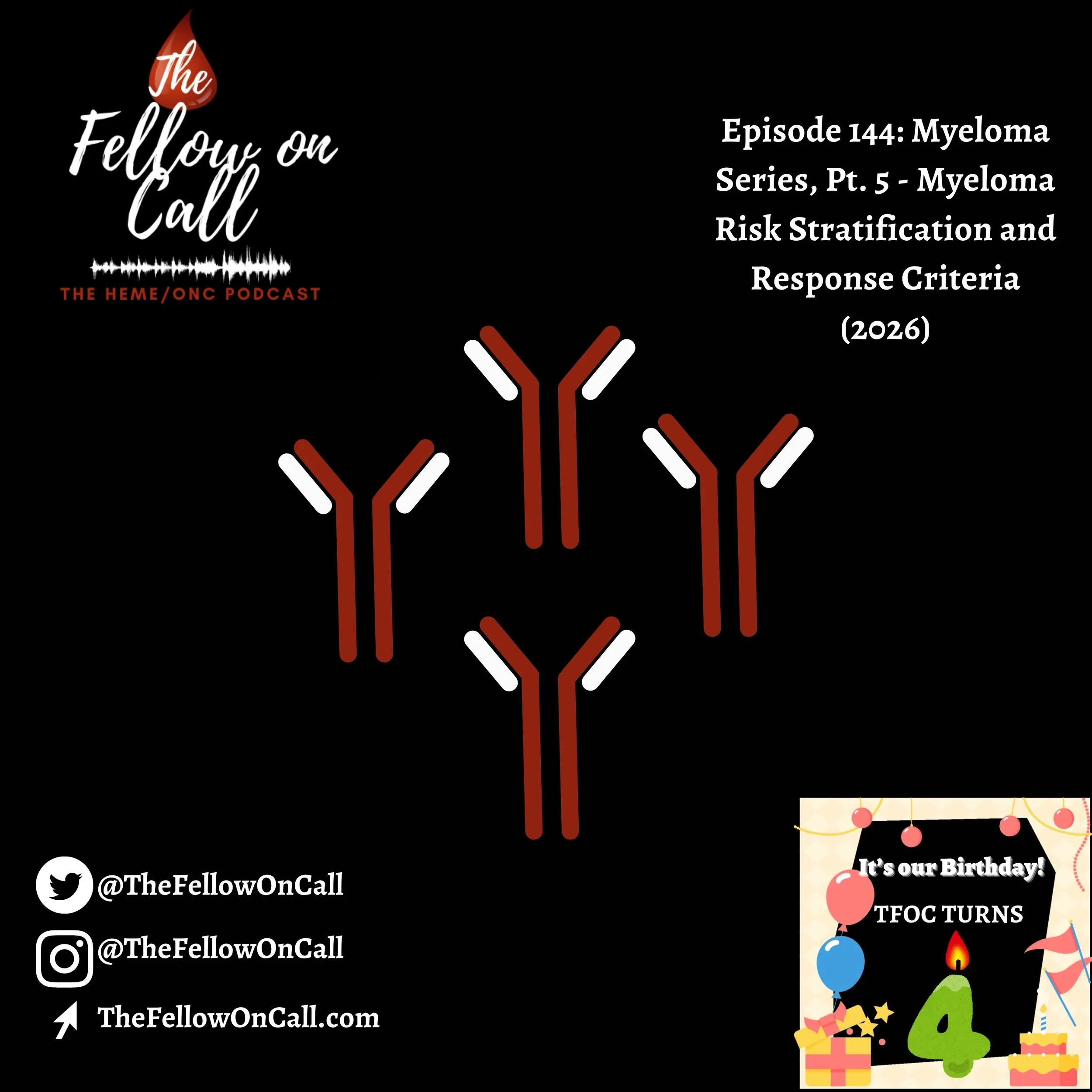 Episode 144: Myeloma Series, Pt. 5 - Myeloma Risk Stratification and Response Criteria (2026)