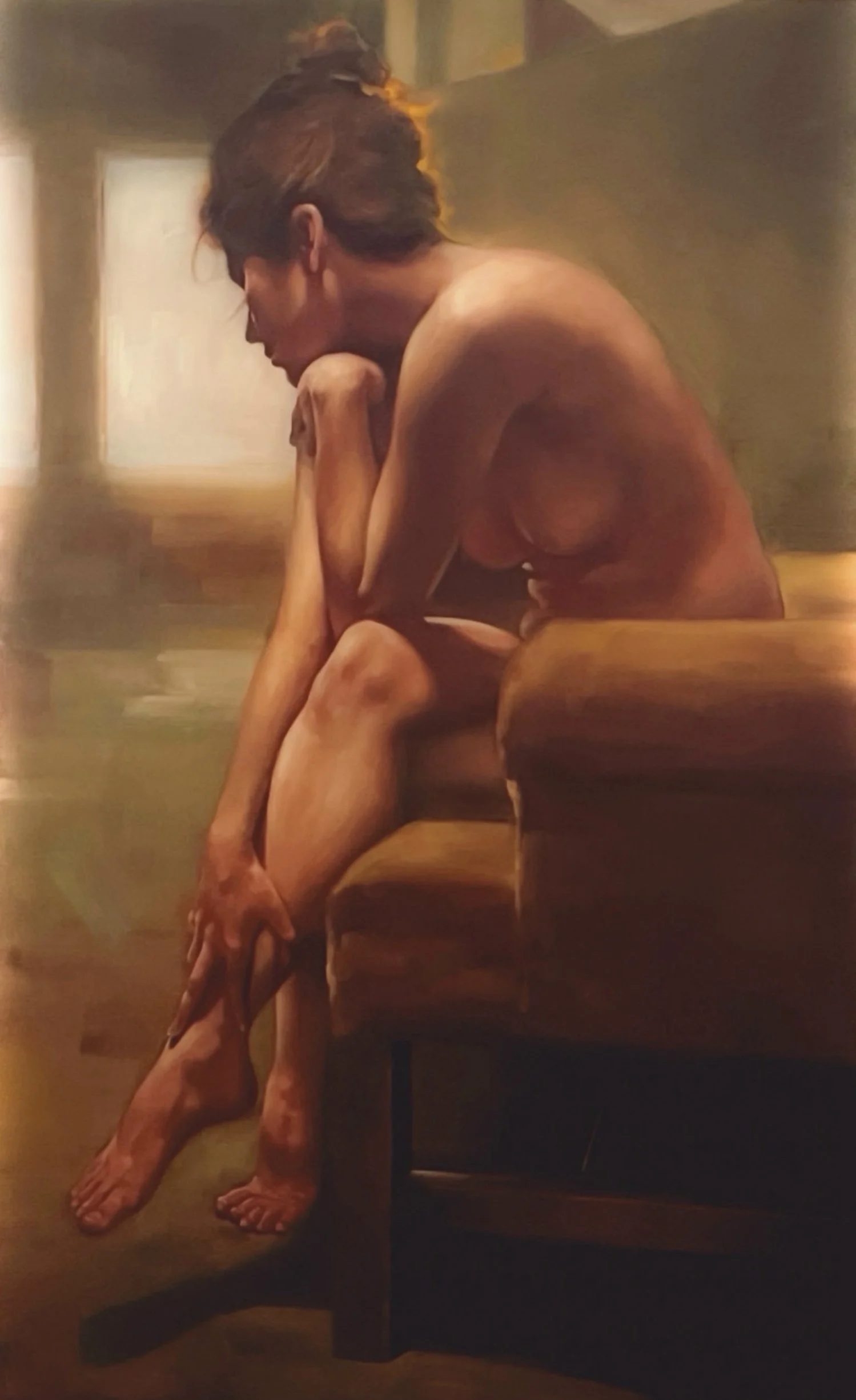Melancholy- Oil on canvas- 30 x 48 in