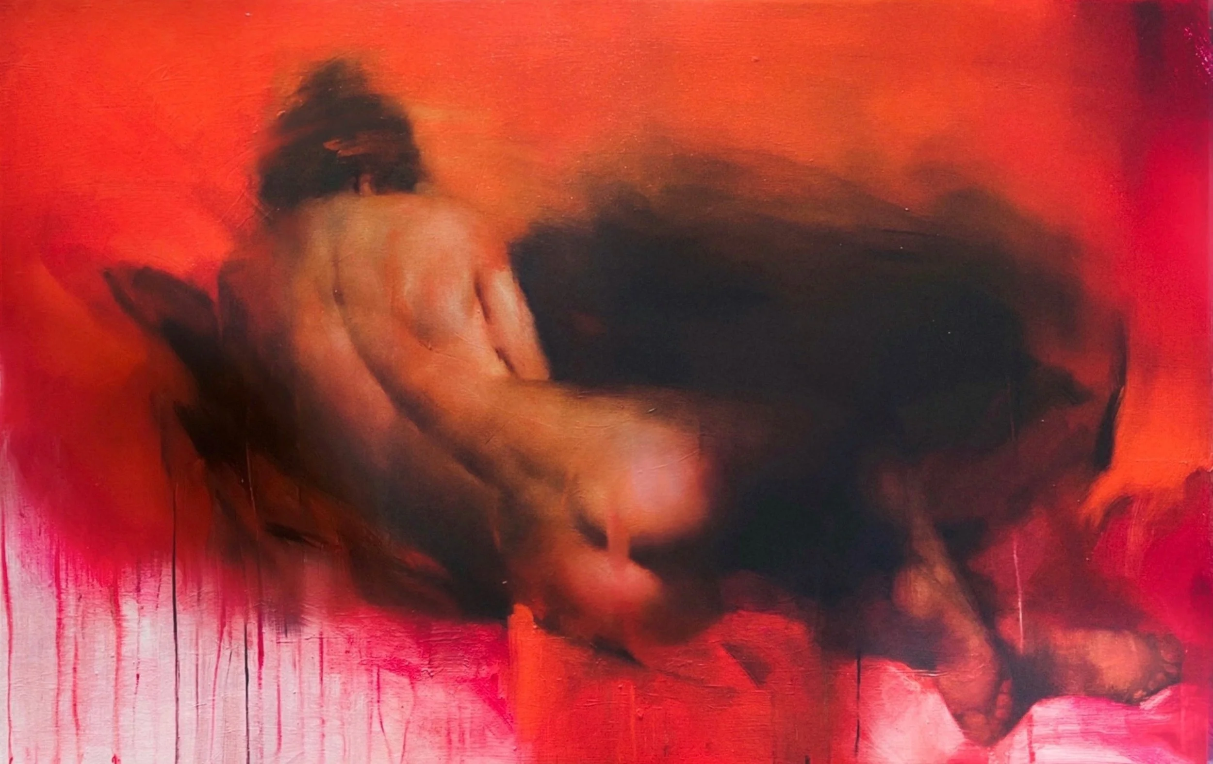 In the Shadow of Light- Oil on canvas- 28x44 in
