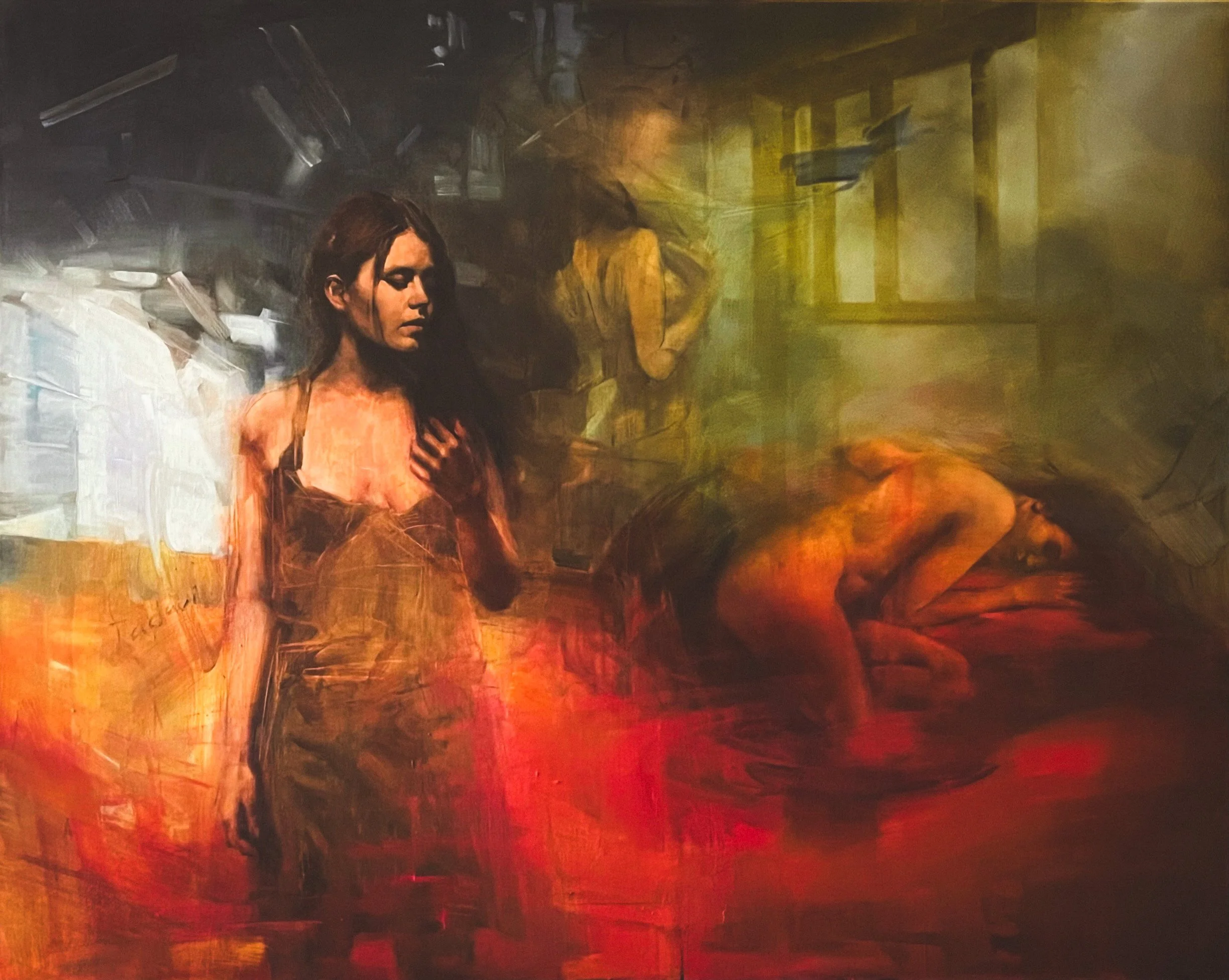 Before the Rise- Oil on canvas - 48x60 in