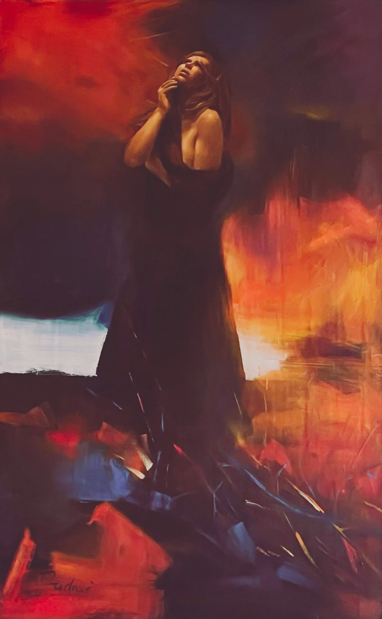Invocation- Oil on canvas - 54x34 in