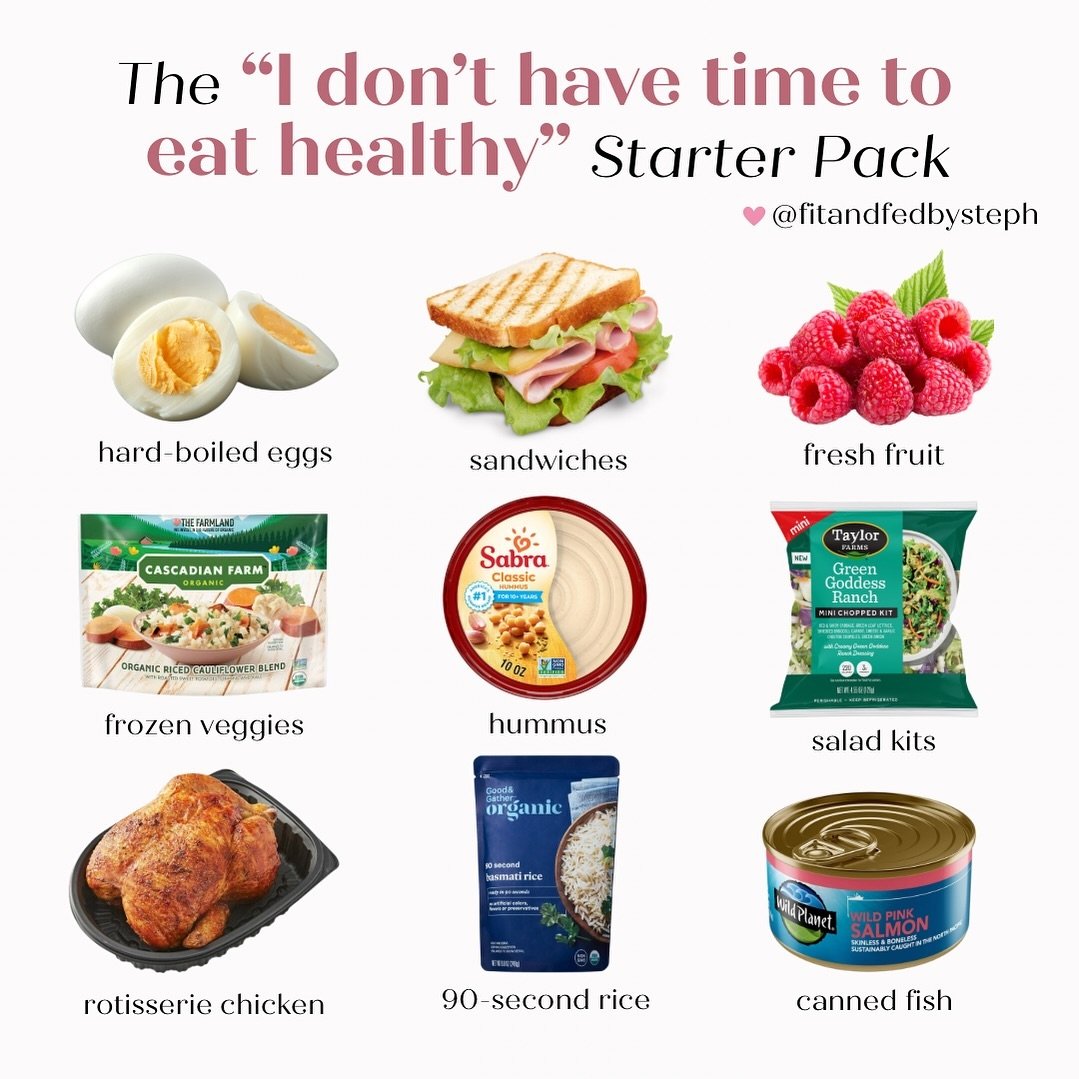I won&rsquo;t let you settle for the &ldquo;I don&rsquo;t have time&rdquo; excuse 🙃

🩷 Save this post for later!

As a dietitian, my mission is to make healthy eating simple so you can consistently nourish your body, no matter what&rsquo;s going on