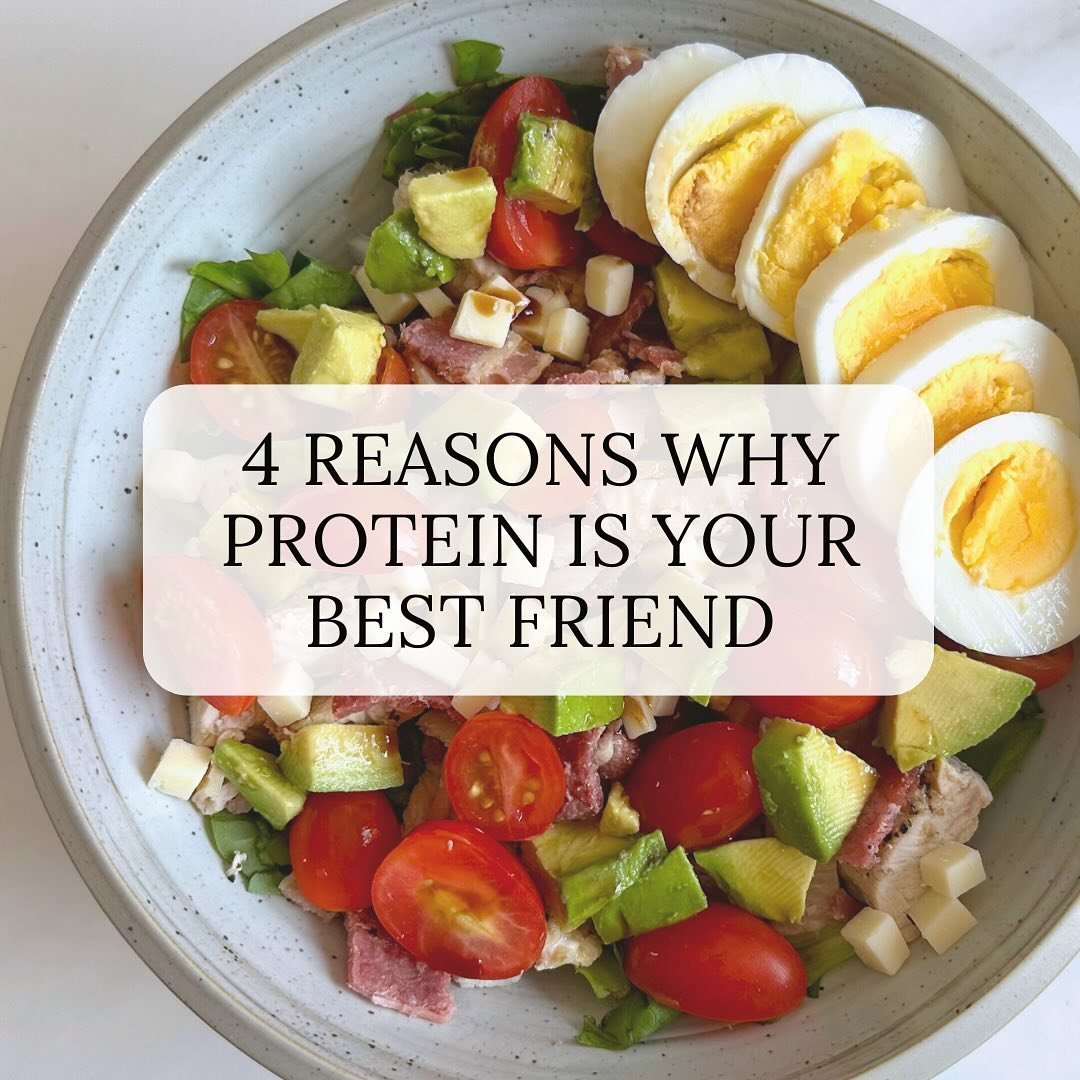 Protein is kind of like a cheat code... 🙃🐟🍳🥩

When I&rsquo;m working with a new client, protein intake is always one of the first things I look at! Especially if they&rsquo;re struggling with frequent cravings and hunger throughout the day, or no