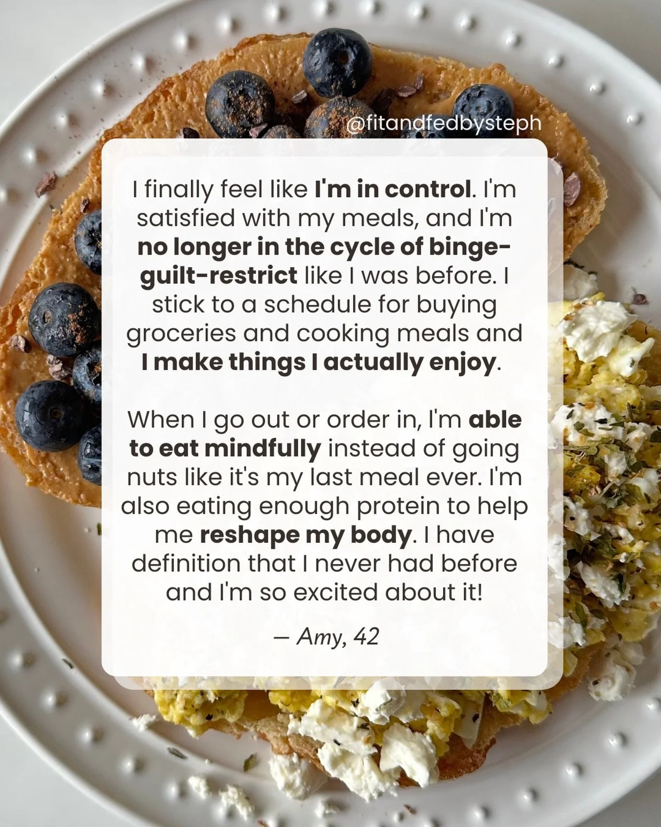 You don&rsquo;t have to choose between a body you love + ease and freedom around food 💛🍫

This is what having both looks like: The Nourished Method in action

If you&rsquo;re ready for this, I&rsquo;d love to support you. Link in bio 🌿