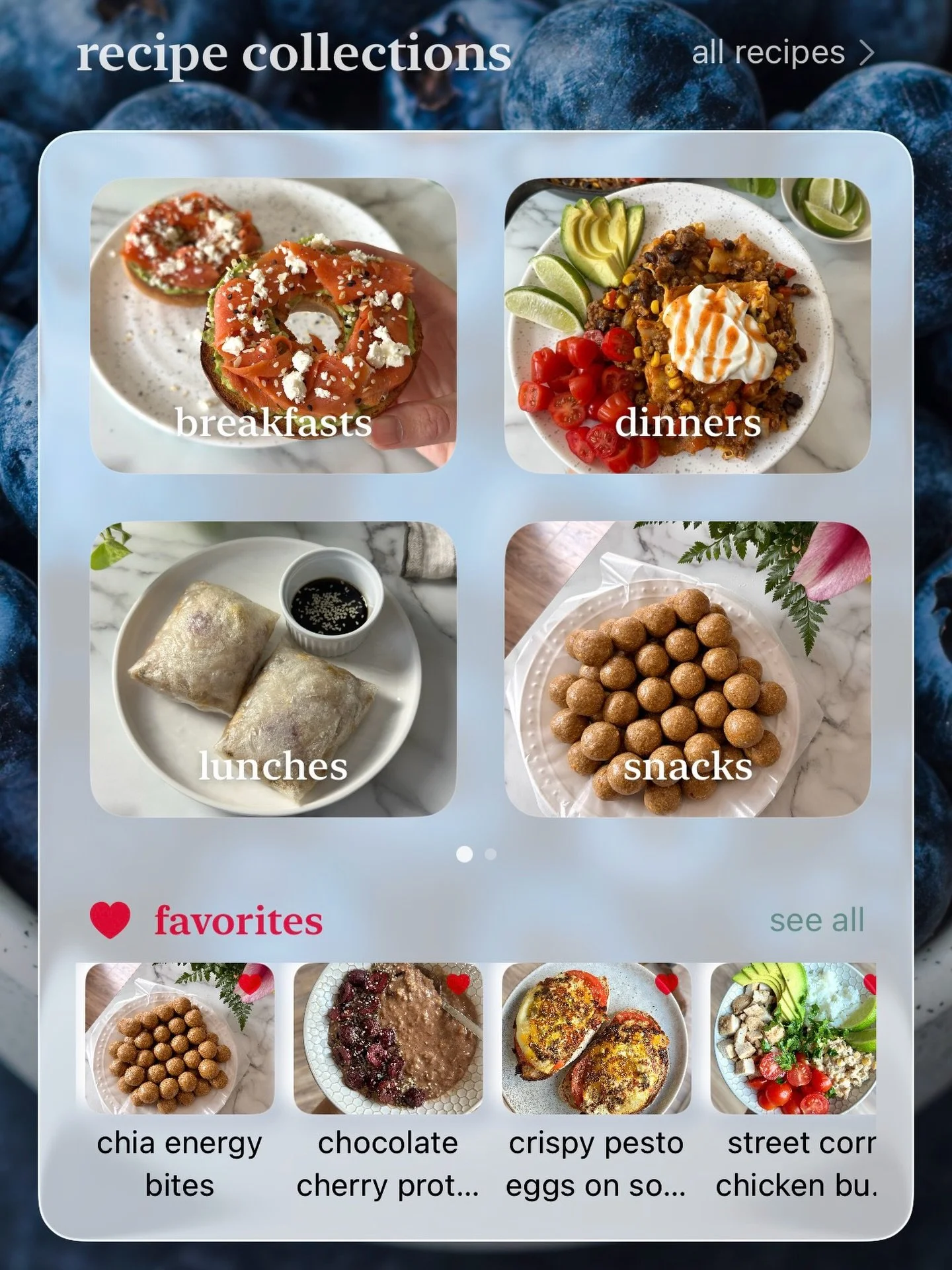 I&rsquo;m creating a wellness app 🙈🫐✨

I&rsquo;ve been using nutrition and health apps since I began my own journey almost 20 years ago&hellip; but they all were missing something I needed (or were just boring and not that fun to use)

SO I decided