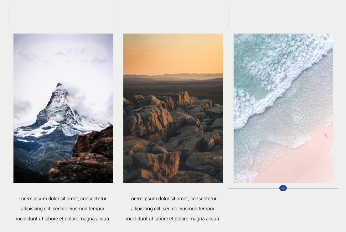 Using the spacer block to layout your Squarespace website page