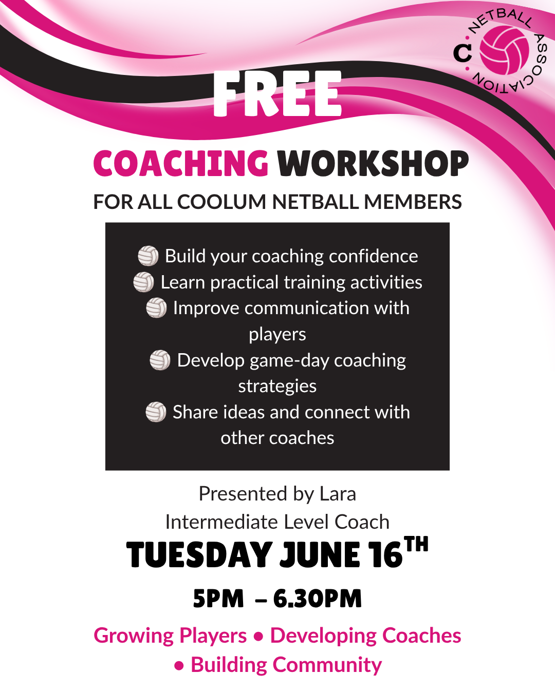 Events — Coolum District Netball Association
