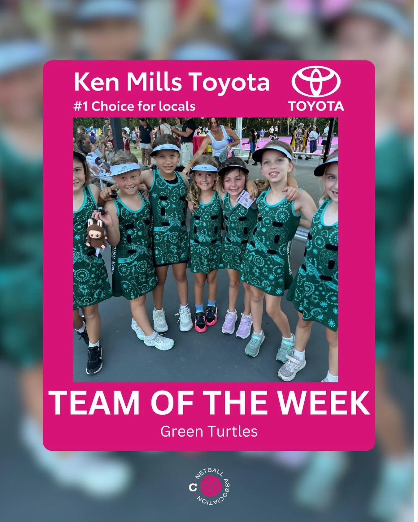 ππ Congratulations to the Ken Mills Toyota team of the week: The Green Turtles π’
The team did some great passing down the court and displayed excellent team work!  Keep up the amazing work! @kenmillstoyota_