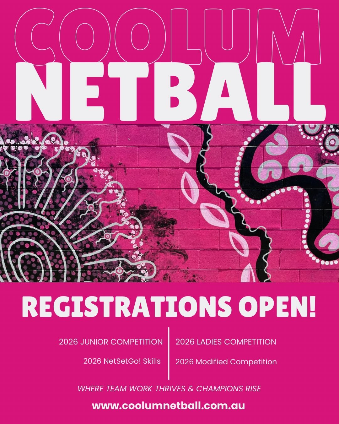 Team Nominations for our 2026 Season are NOW OPEN! 🩷🏐🖤 Team Nominations close Thursday 29th January 2026 OR when we reach capacity - don&rsquo;t miss out !!!!!!!

✔️Coach/Manager to nominate team - Players will be emailed a link to register once a
