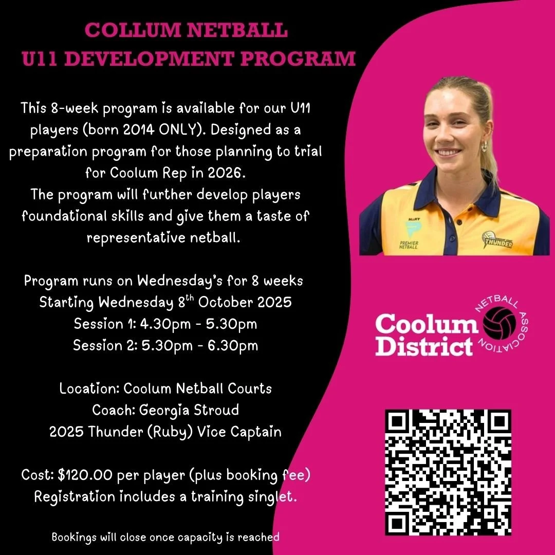 Rep Netball — Coolum District Netball Association