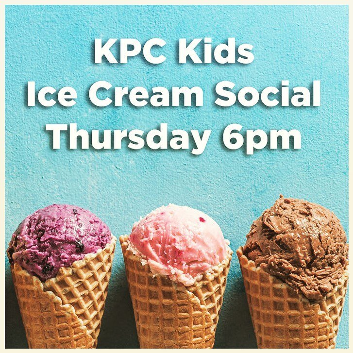 This Thursday night, come out for an ice cream social in the KCS courtyard 6PM-8PM. We&rsquo;ll have ice cream, desserts, and plenty of fun yard games to pass the time.