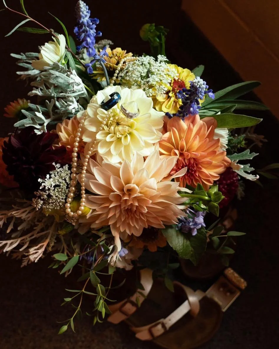 Fall Garden Style Wedding Bouquet