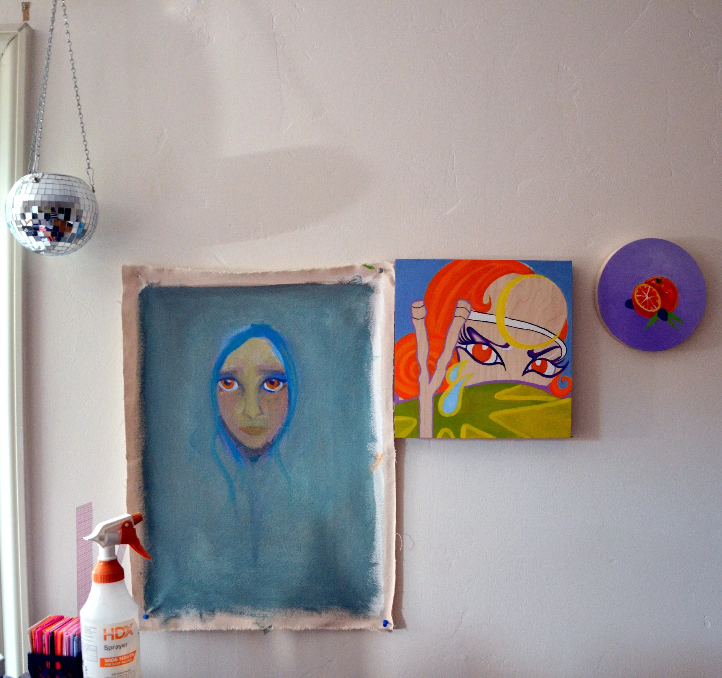 Acrylic on Canvas/Wood