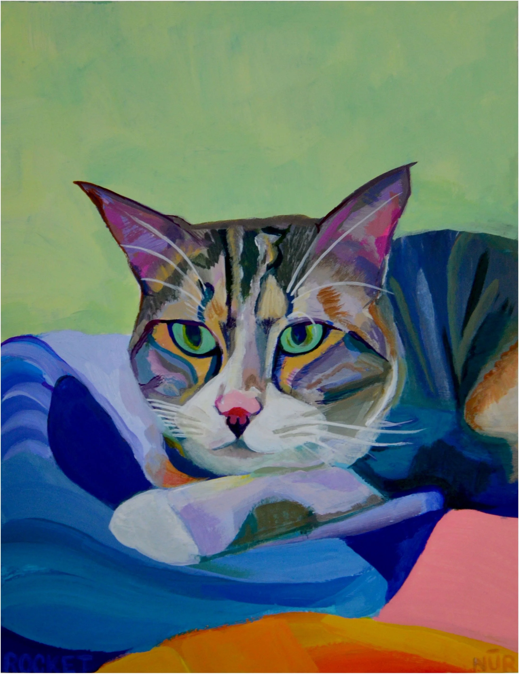 Gouache on Illustration Board