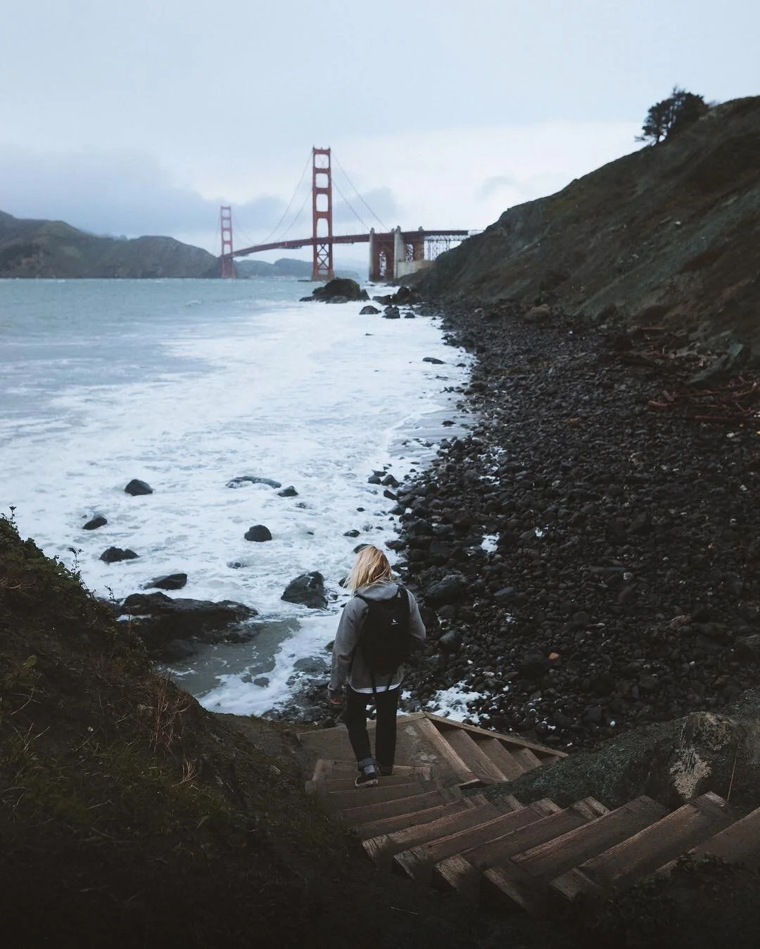 good vibes, bad weather.
.
.
.
.
.
#sanfrancisco #goldengate #goldengatebridge #stayandwander #california #rei1440project #roamtheplanet #artofvisuals #bealpha #getoutthere #beautifuldestinations #modernoutdoors #moody #wildbayarea #liveauthentic #sf