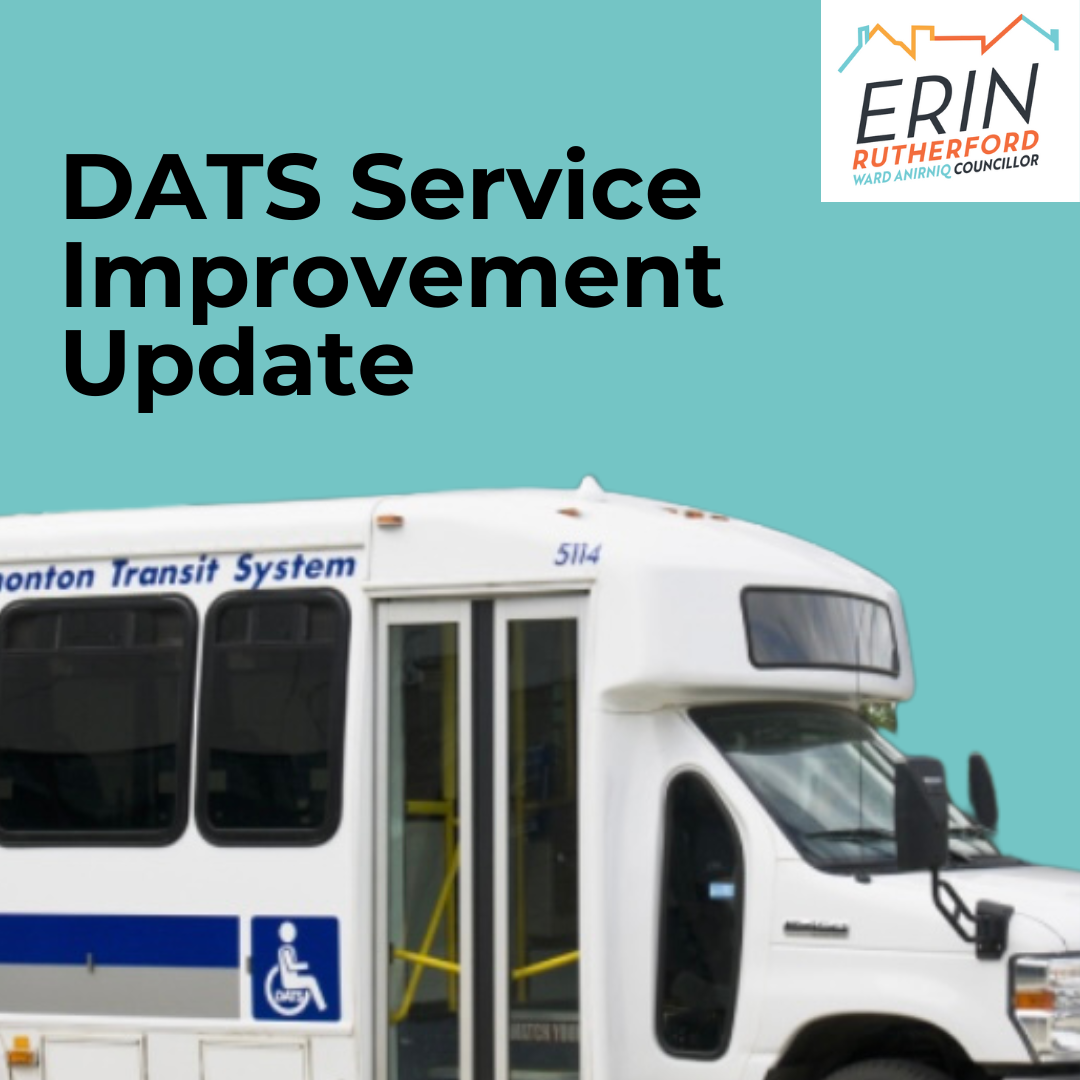 DATS Service Improvement Update