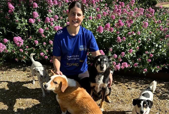 Okay time to meet the crew. For all of October the dogs and I have logged kilometres to support the Royal Flying Doctor Service.

Thank you to everyone who has supported me and my doggie friends. There&rsquo;s still time to donate - please consider s