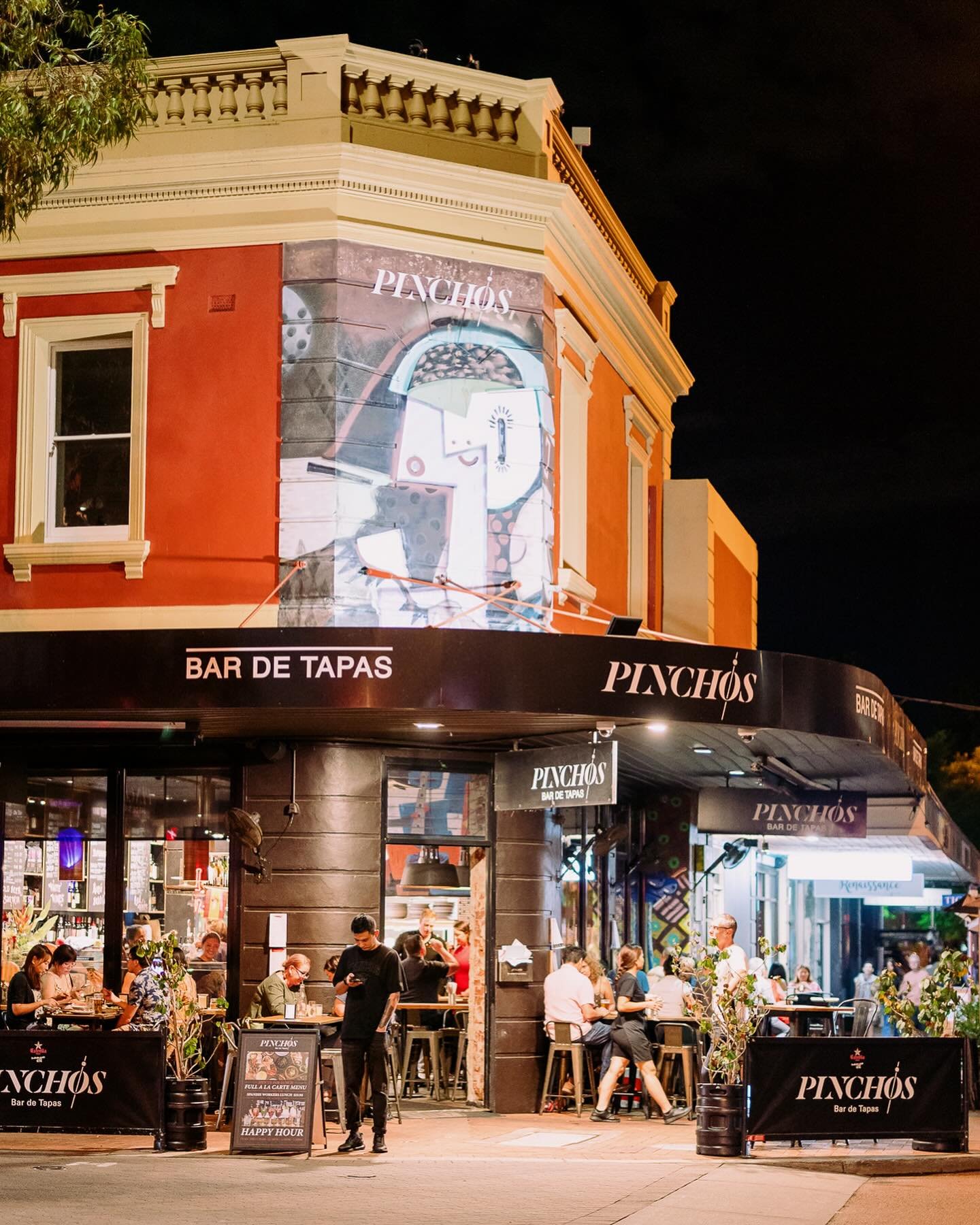 @pinchosperth&rsquo;s buzzing corner in Leederville. Appetite hit the town to capture a bustling Saturday night.

📸 @raiiv_n