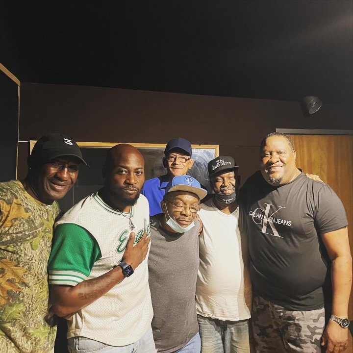 In the studio working on new single: Only One by the Intruders, featuring Lassiter and Tommy Brown