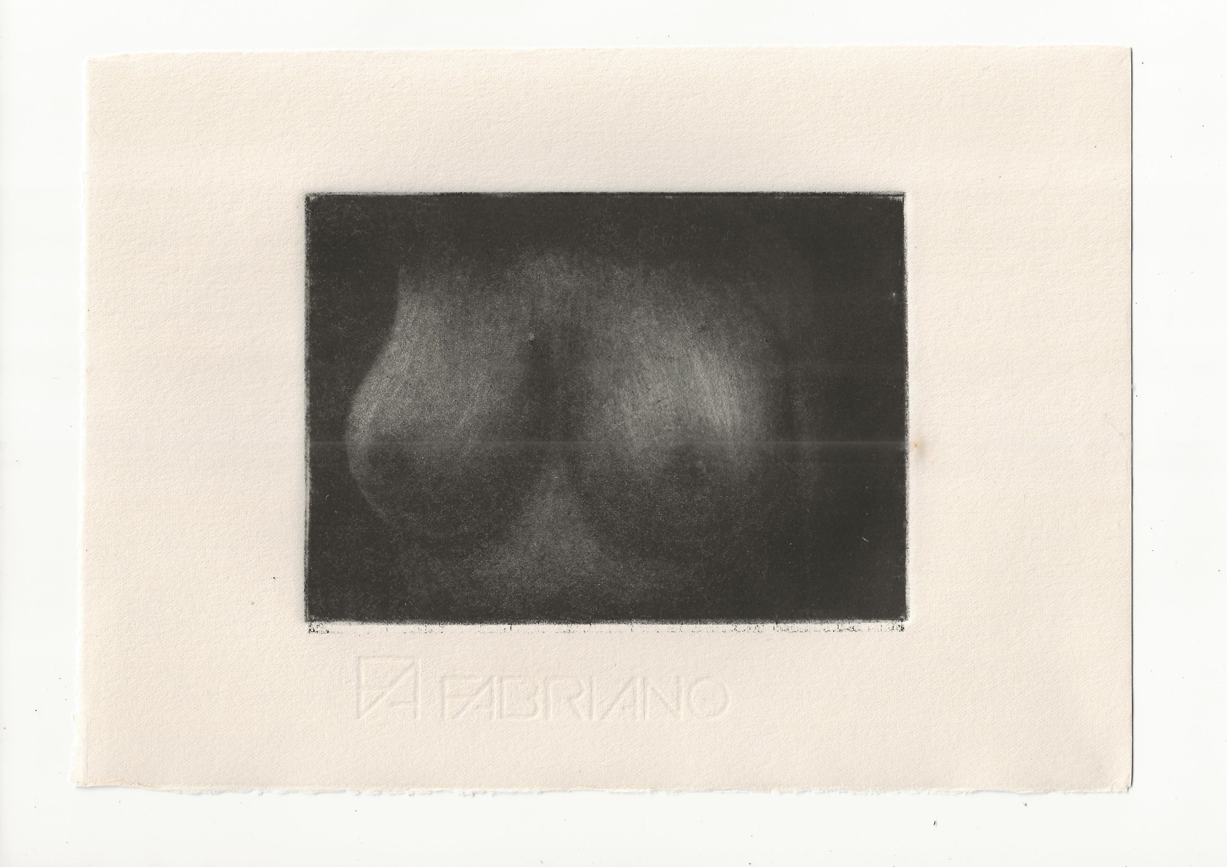 Breasts, Pearl Tang Xiaow Jun, Mock Mezzotint, 2022.
