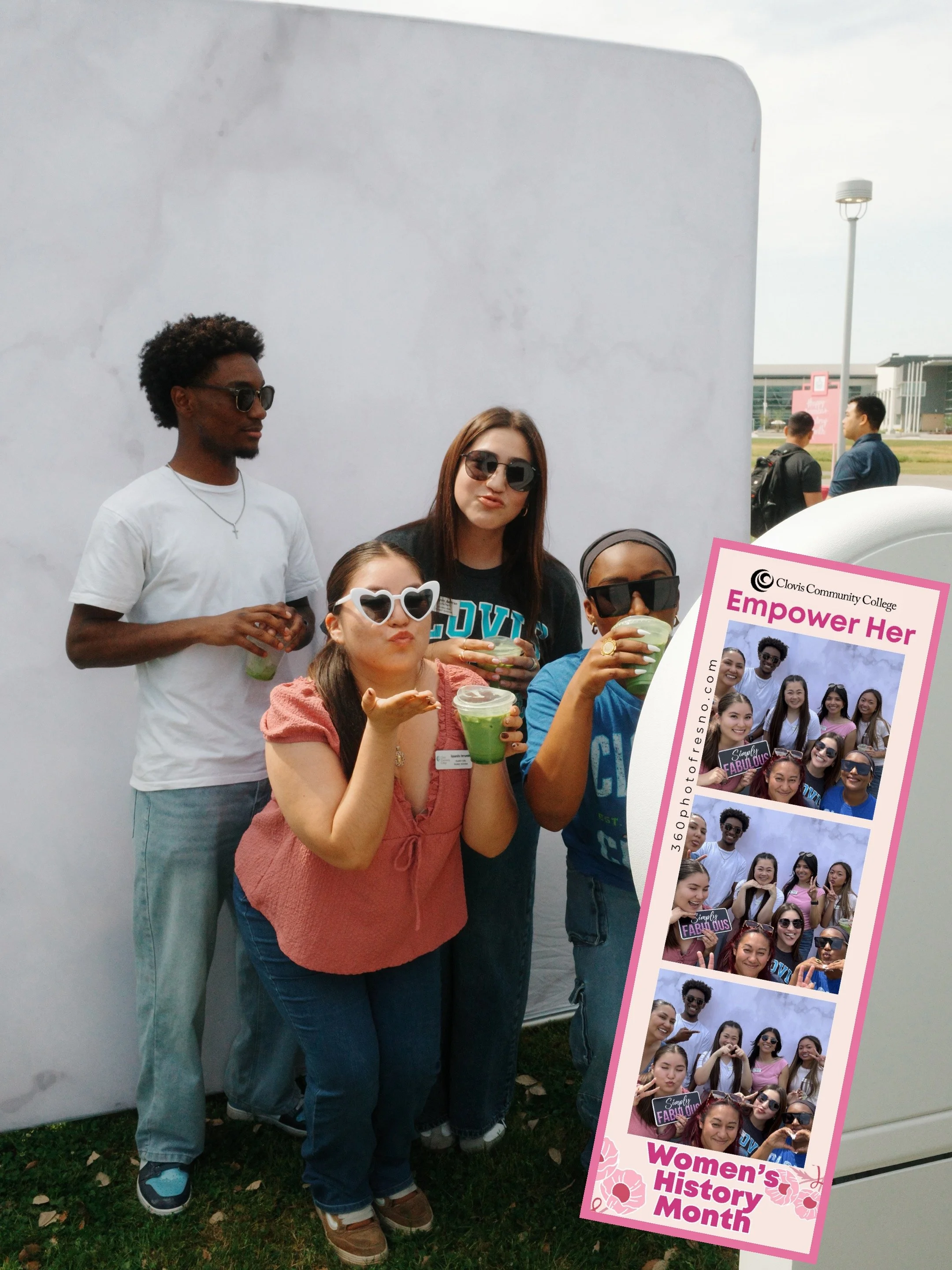 360 Photo Fresno at Clovis Community College's Women's History Month Event
