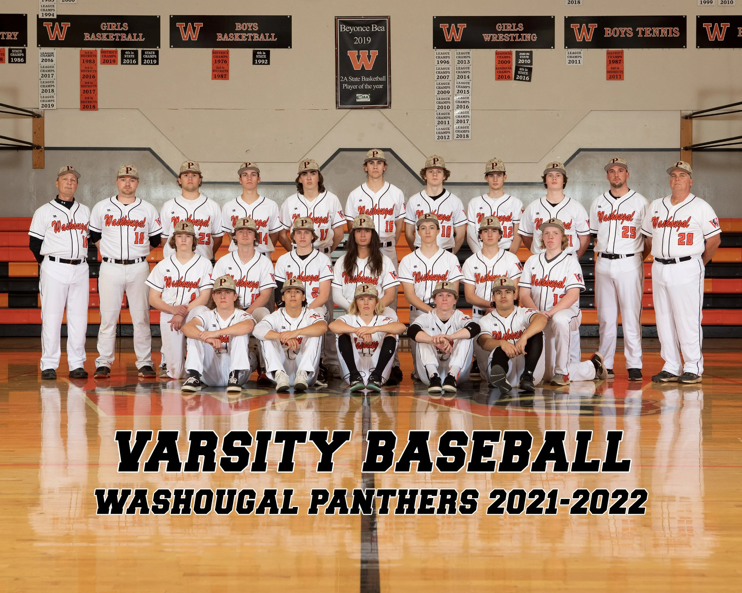 Picture of the 2021-2022 Washougal Panthers Varsity Baseball Team