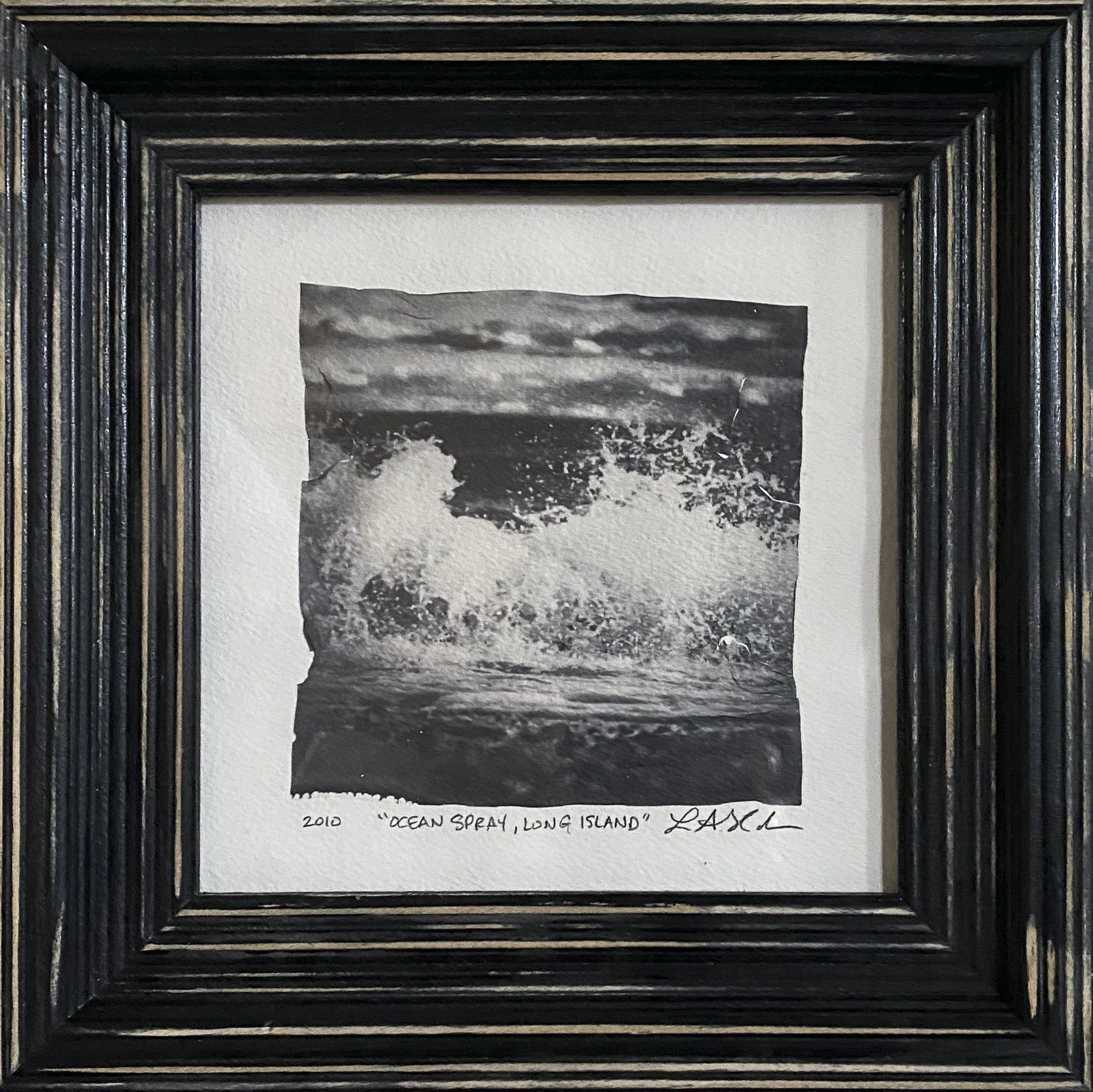 Polaroid® Emulsion Lift: Ocean Spray, Long Island
