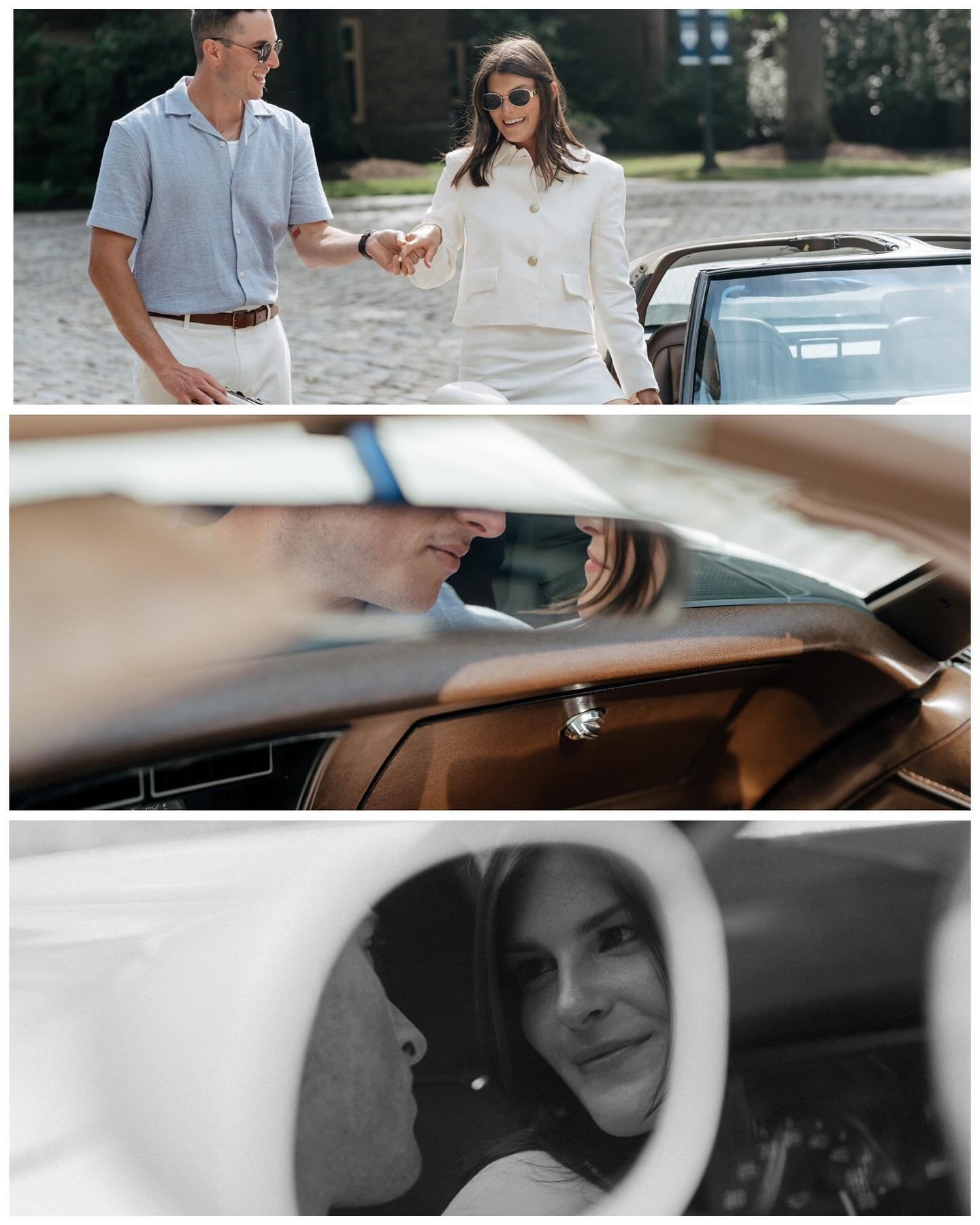 Mackenzie and Jimmy really pulled a look for this one - it felt like stepping back in time capturing these two and their families vintage car, even better that the setting is located at their soon to be wedding venue! 💕💕