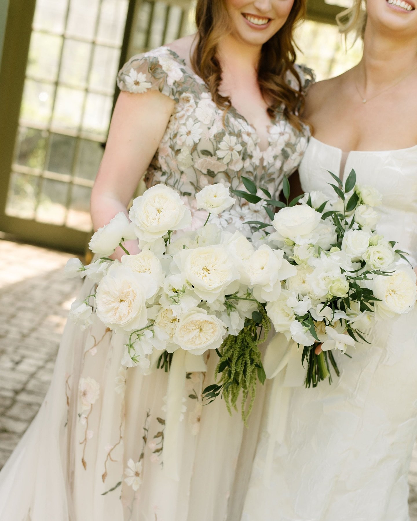 M &amp; M&rsquo;s private vows in the greenhouse in Charlotte 🌿

Design + coordination: @clt.thegatheringco 
Photography: @jandlphotography
Florals: @viivifloralstudio 
Hmua: @lovelybylindsey 
Rentals: @curatedeventscharlotte 
Catering: @bestimpress