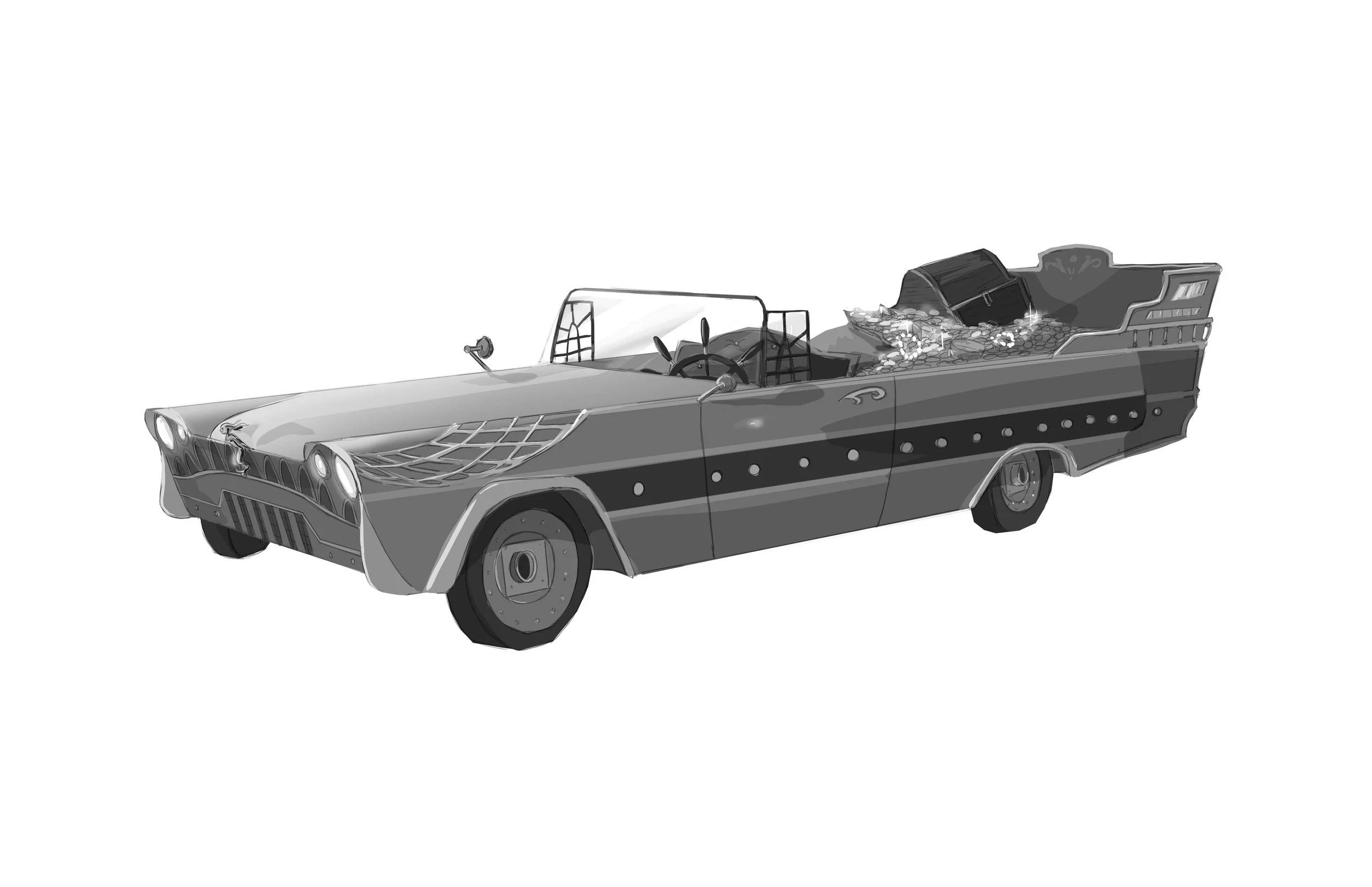 Pirate Car Final Render