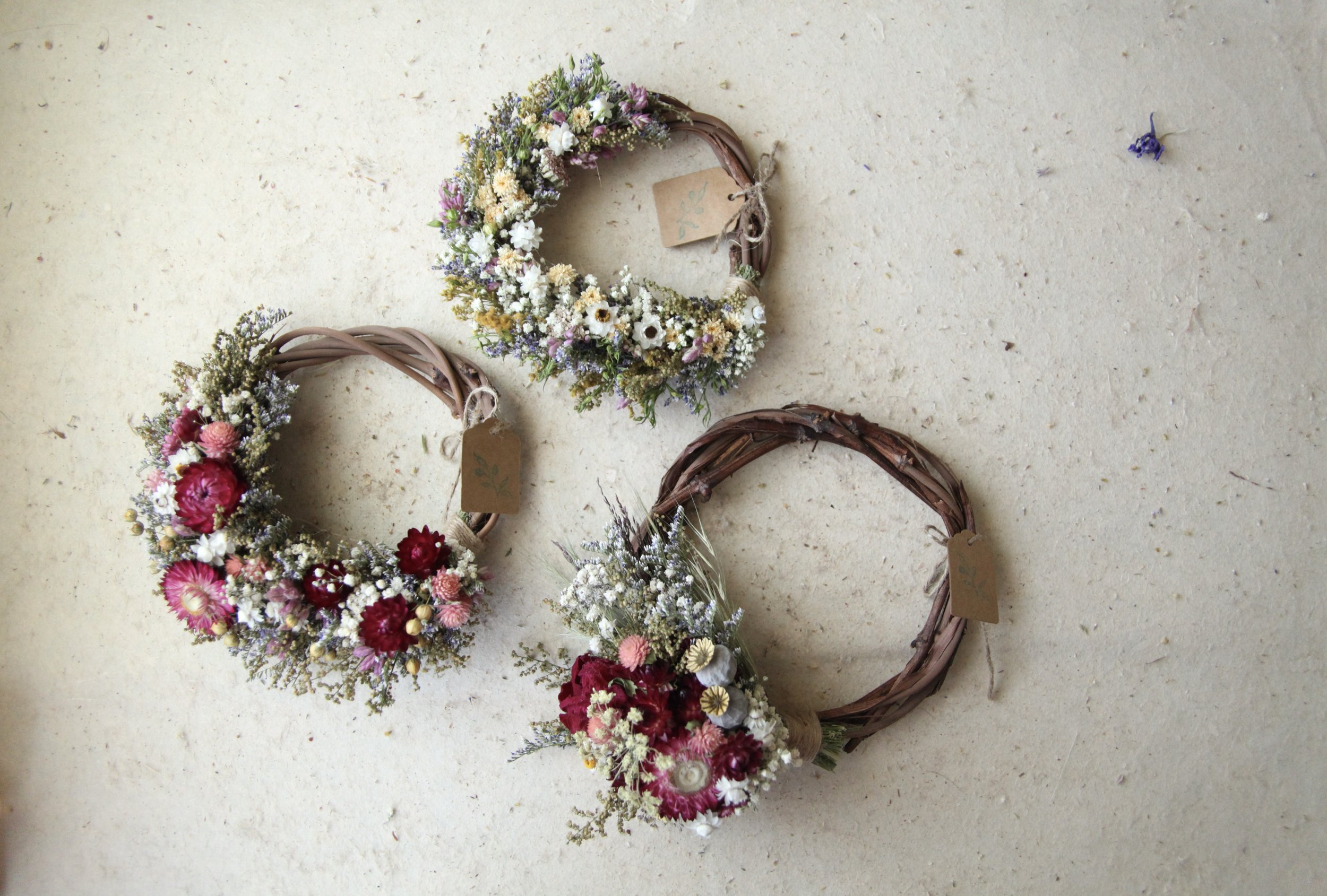 Grapevine Wreaths, Informational Custom Listing,  Dried Flower Grapevine Hoops, Seasonal indoor/Outdoor Home Decor, Boho Wedding Flowers