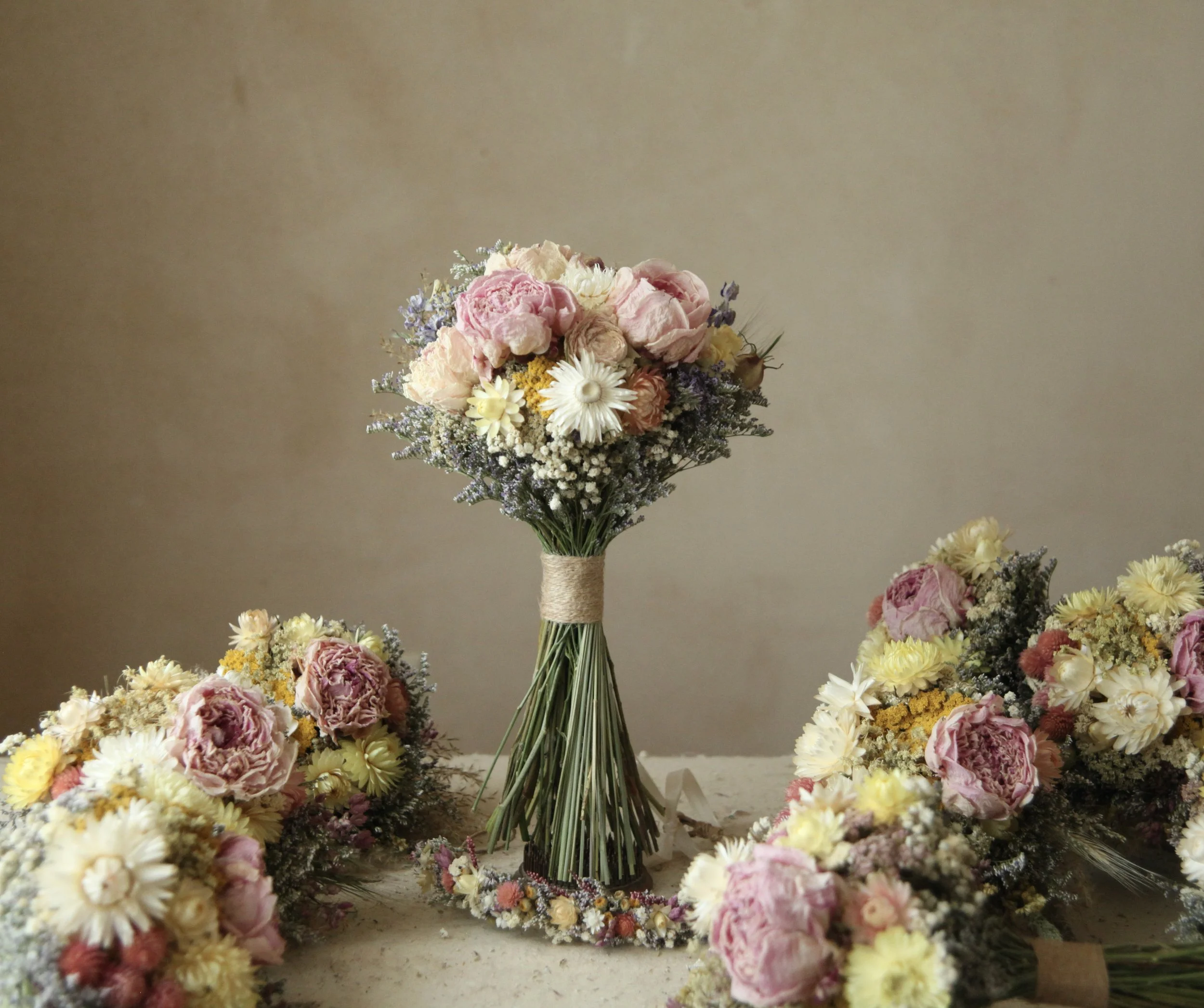 Custom Dried Floral Wedding Decor