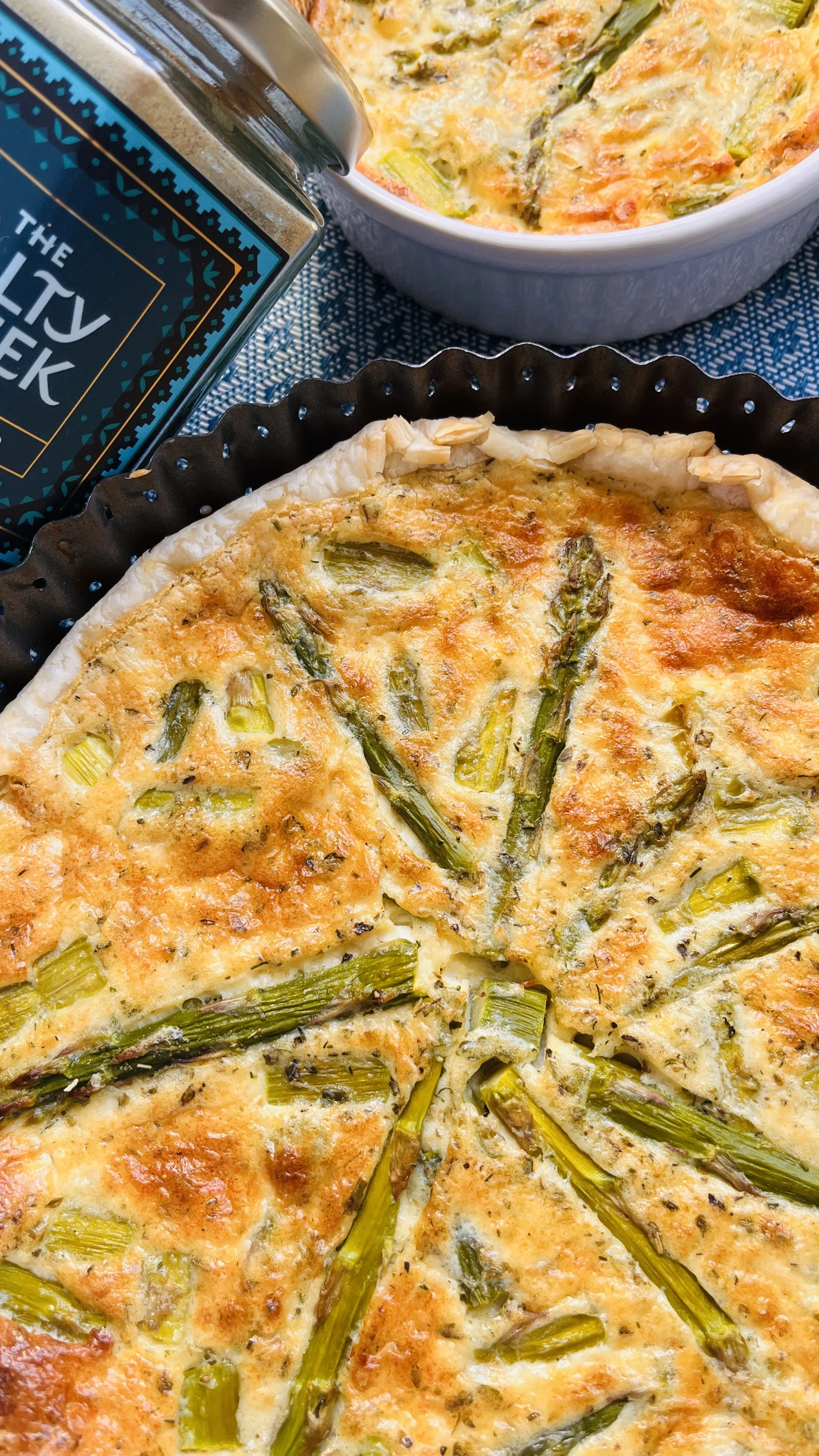 Feta &amp; Asparagus Quiche