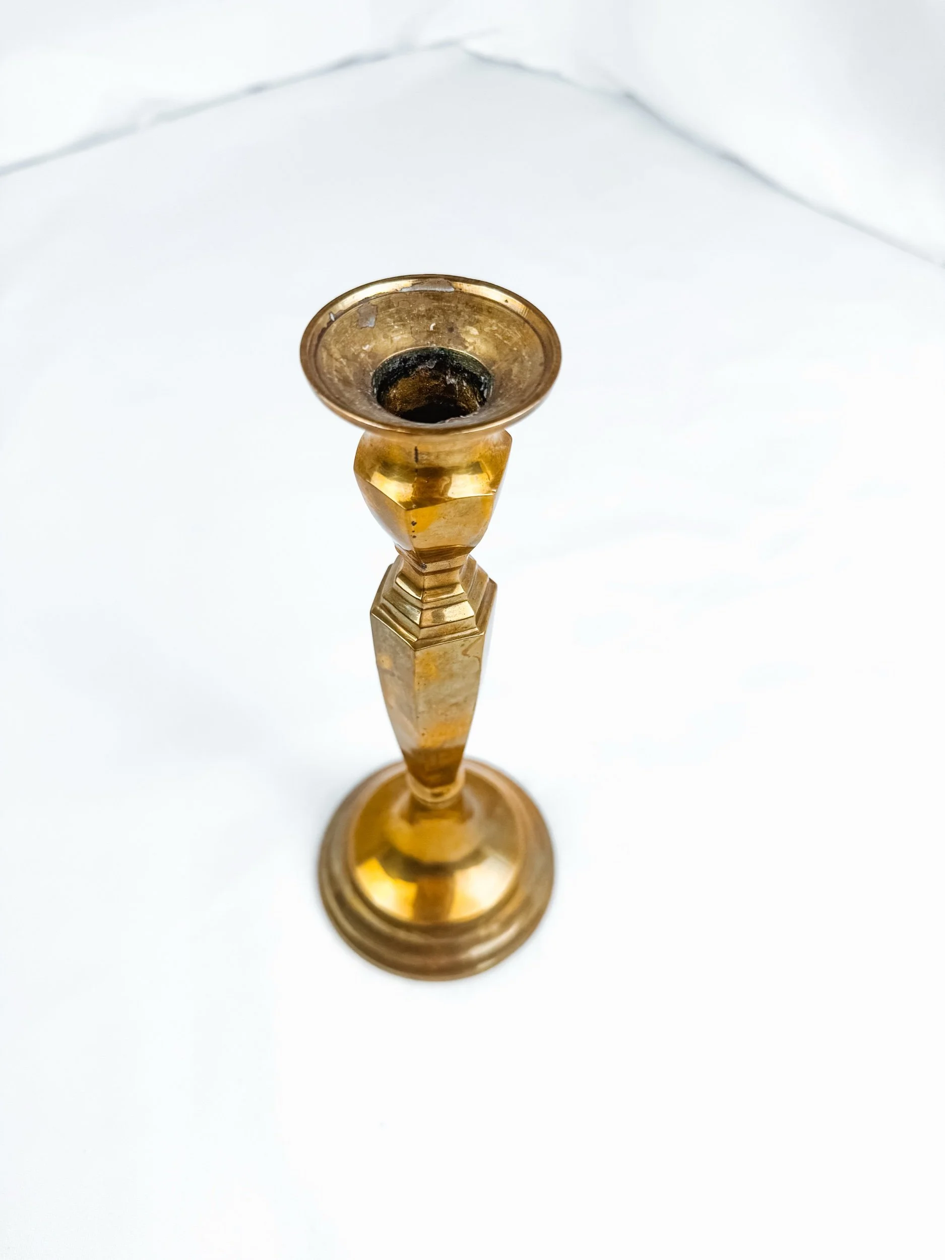 Brass Faux Bamboo Wine Holder — myrtle and mo