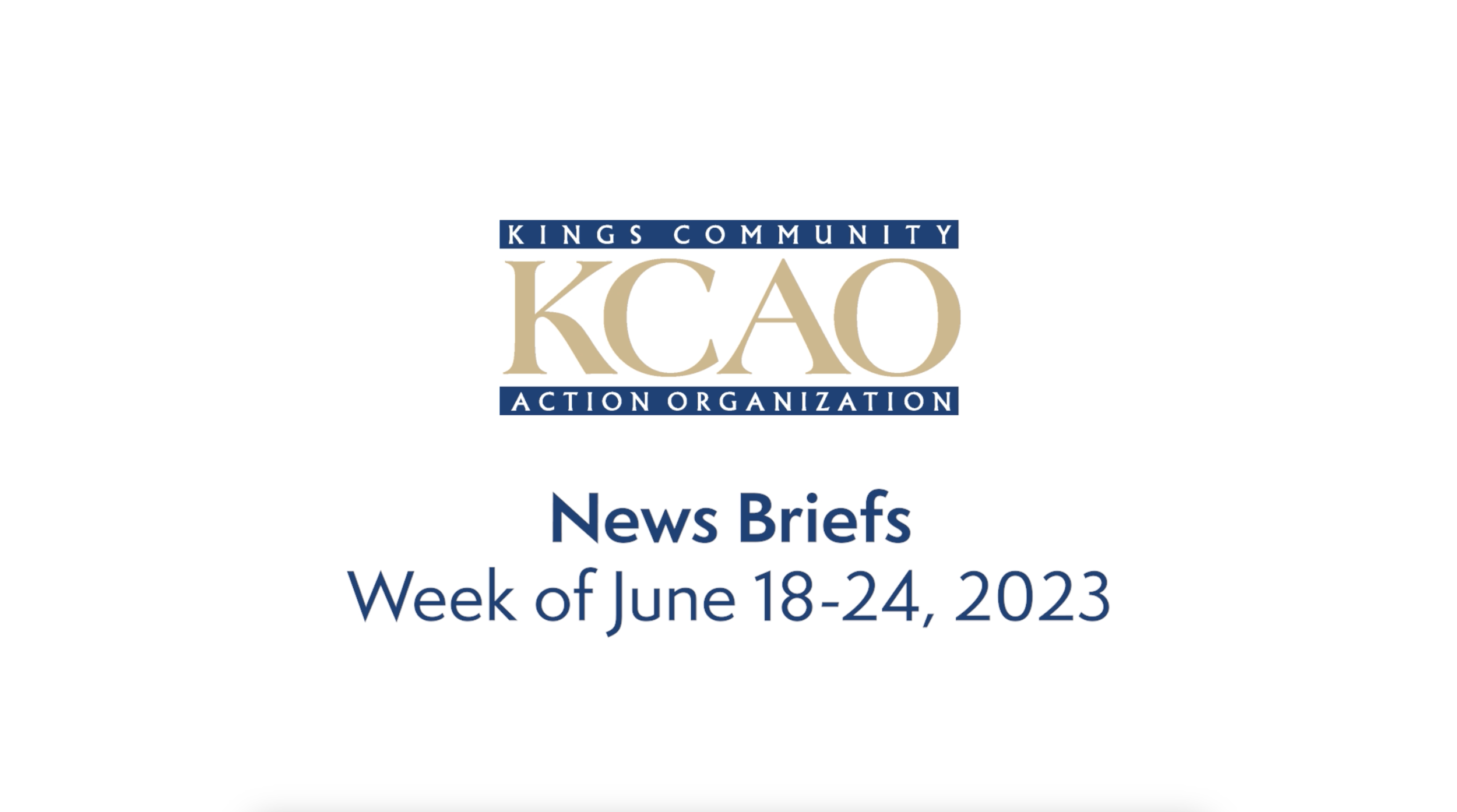 KCAO News Briefs: Week of June 18-24&nbsp;